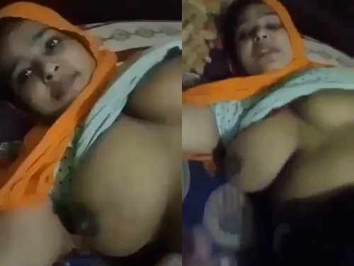 Dehati big boobs slut exposing viral nude video