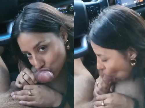 Xnxx Desi Village Gujarati NRI Girl Gives a Blowjob