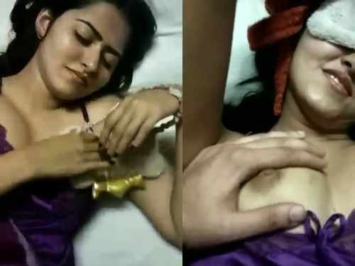 Hot Girl sex with cute mask viral sex video
