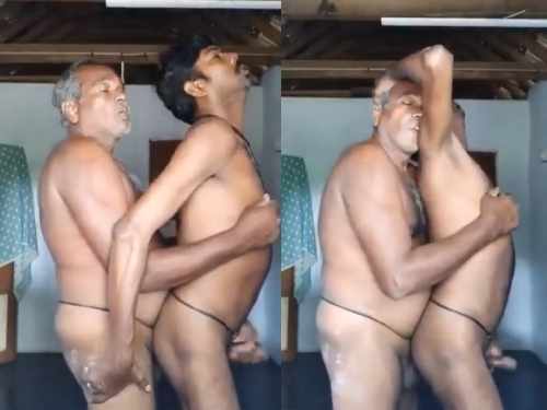 Tamil daddy fucking his son raw in the ass