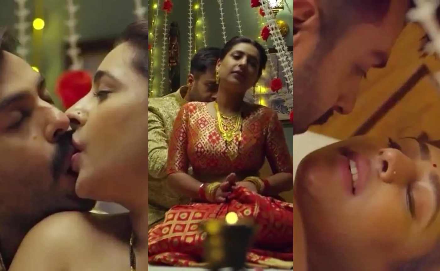 Seductive actress Shiny Dixit sensual first night sex scene