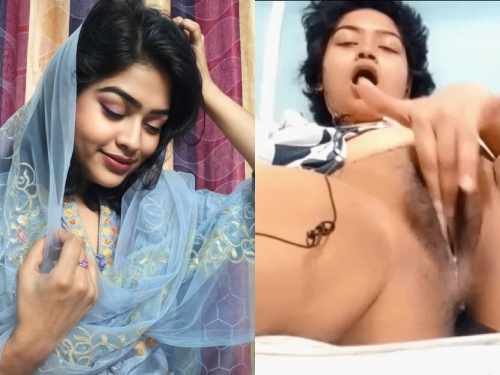 Short haired Bangla girl naked pussy fingering