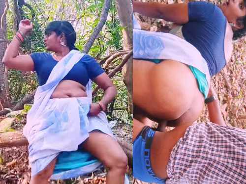 Telugu White Saree Bhabhi Outdoor Fuck With Telugu Language Dirty Talk