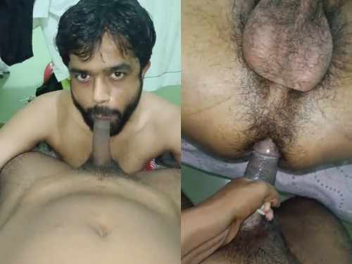 Dehli boy blowjob and fucking with applied condom Gay Sex